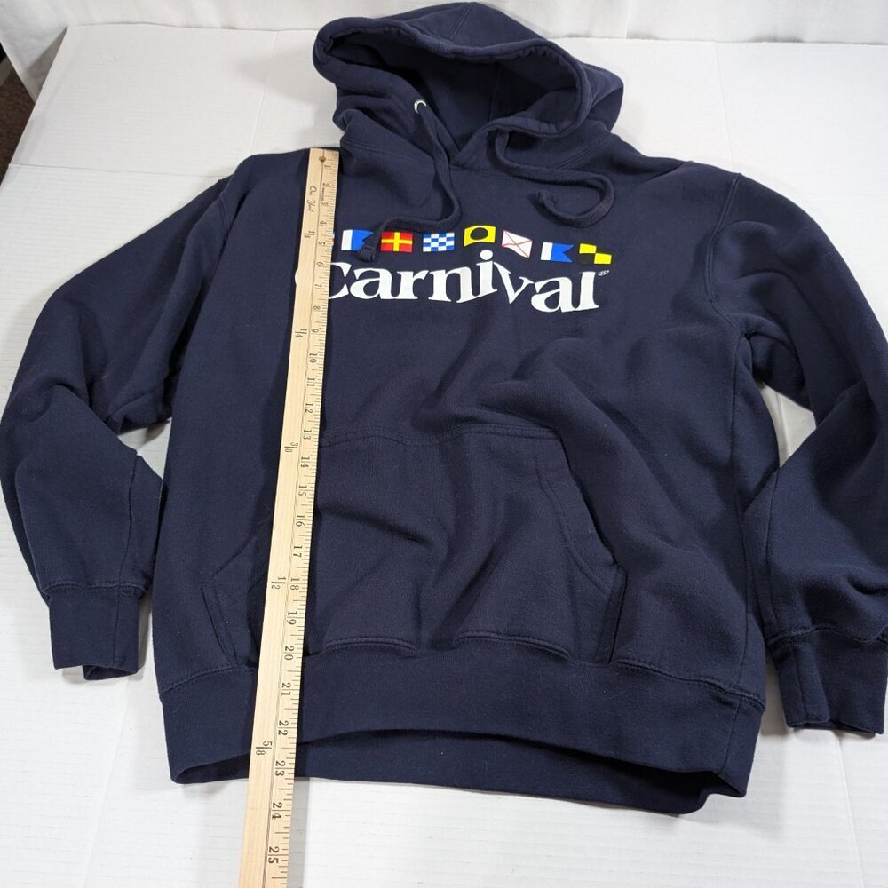 Carnival Cruise Line Navy Blue Hoodie Men's Medium - Picture 2 of 4